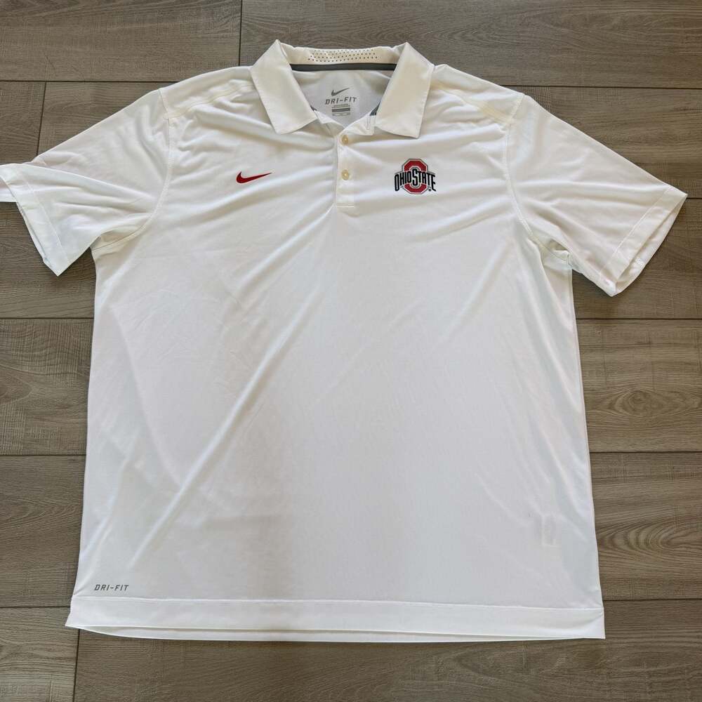 Nike Dri-FIT Ohio State Buckeyes Polo Mens XXL